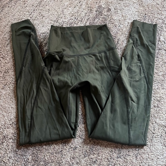 Aerie Offline Army Green Leggings - Picture 2 of 5